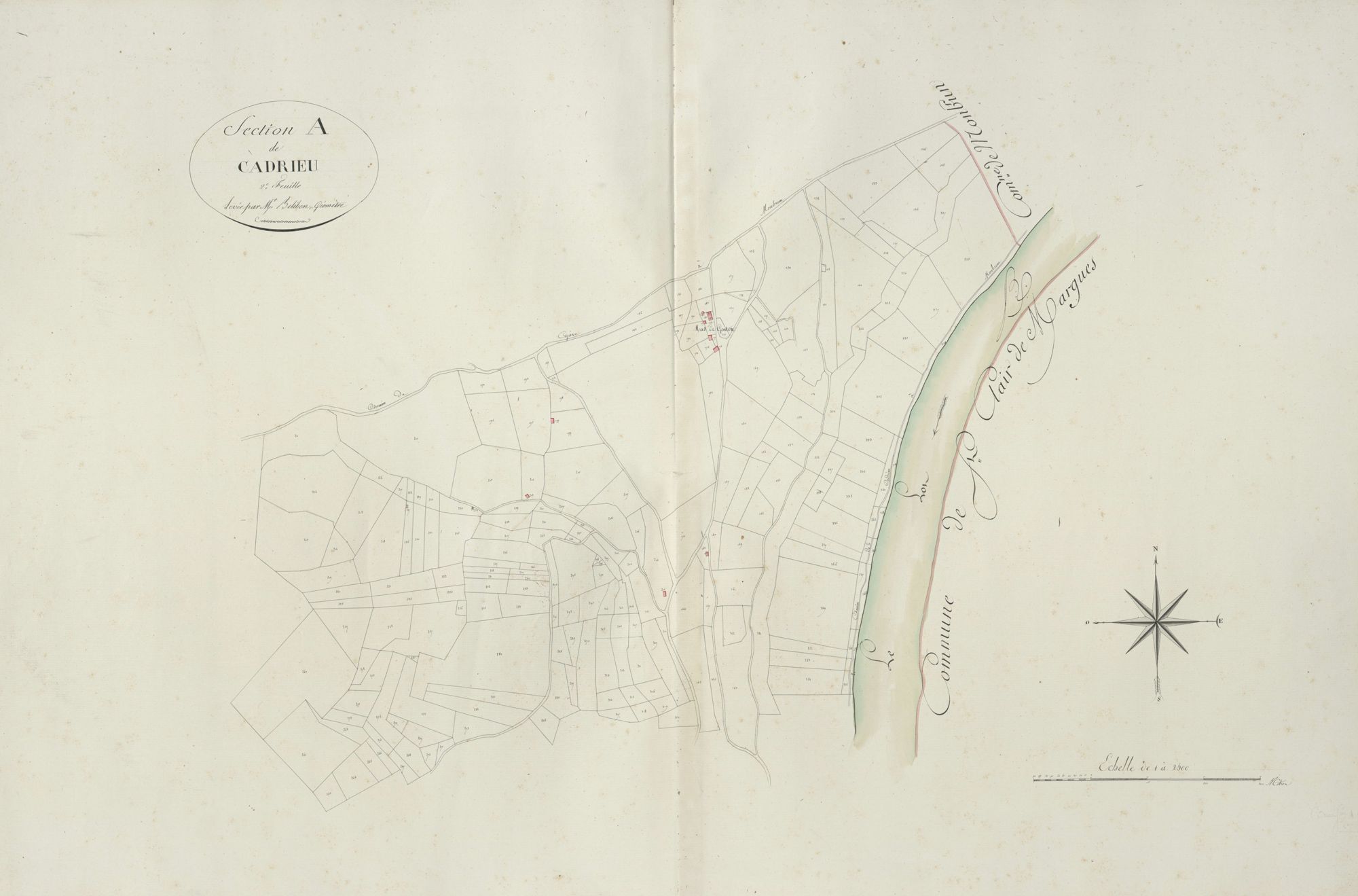 section A de Cadrieu, 2ème feuille