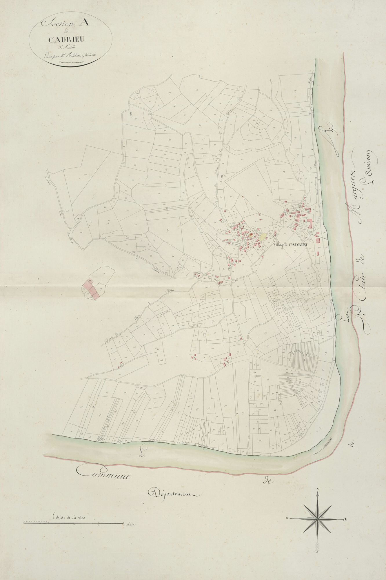 section A de Cadrieu, 3ème feuille