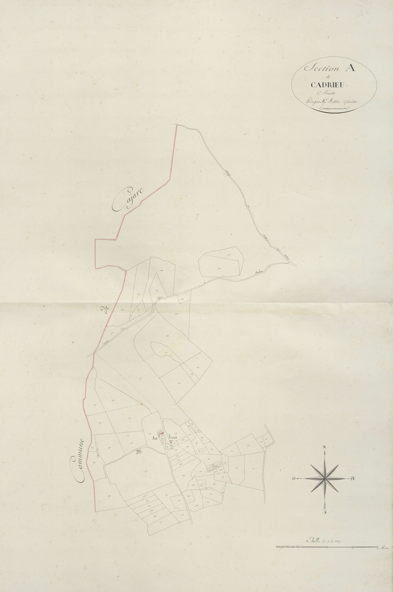 section A de Cadrieu, 5ème feuille