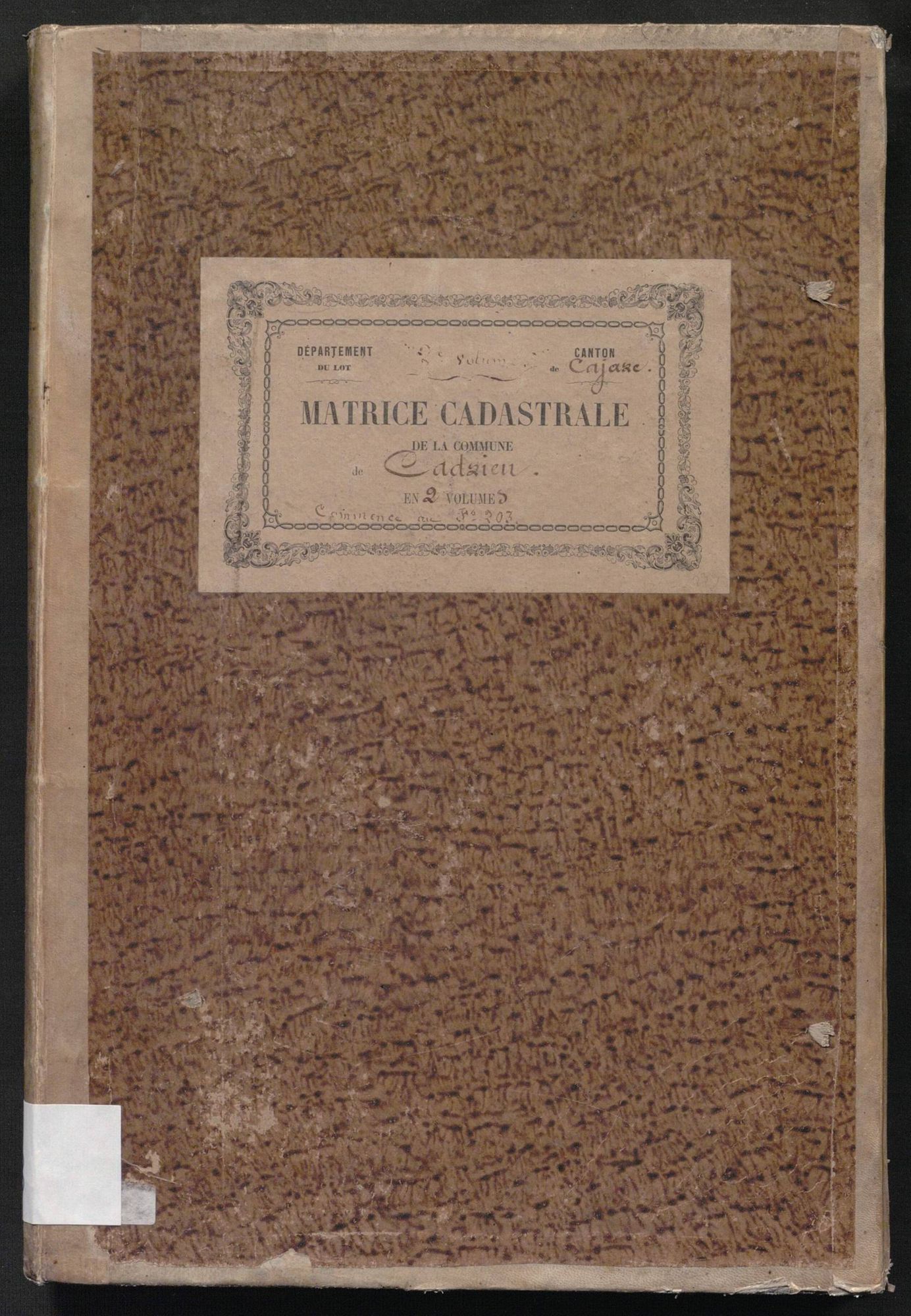 Folios 203-349