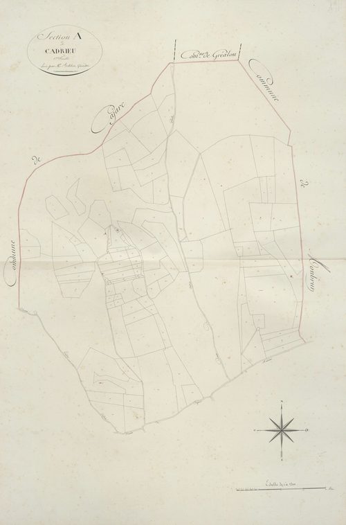 section A de Cadrieu, 1ère feuille
