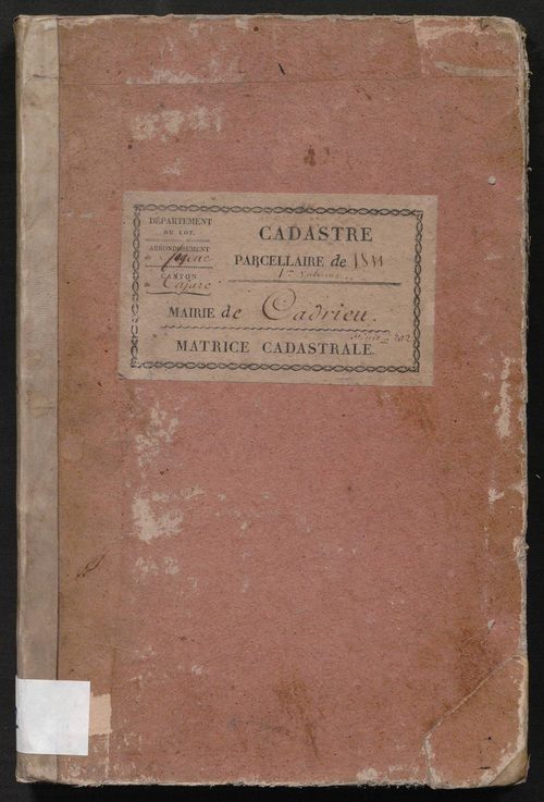 Folios 1-202. Augmentations et diminutions (1869-1914)