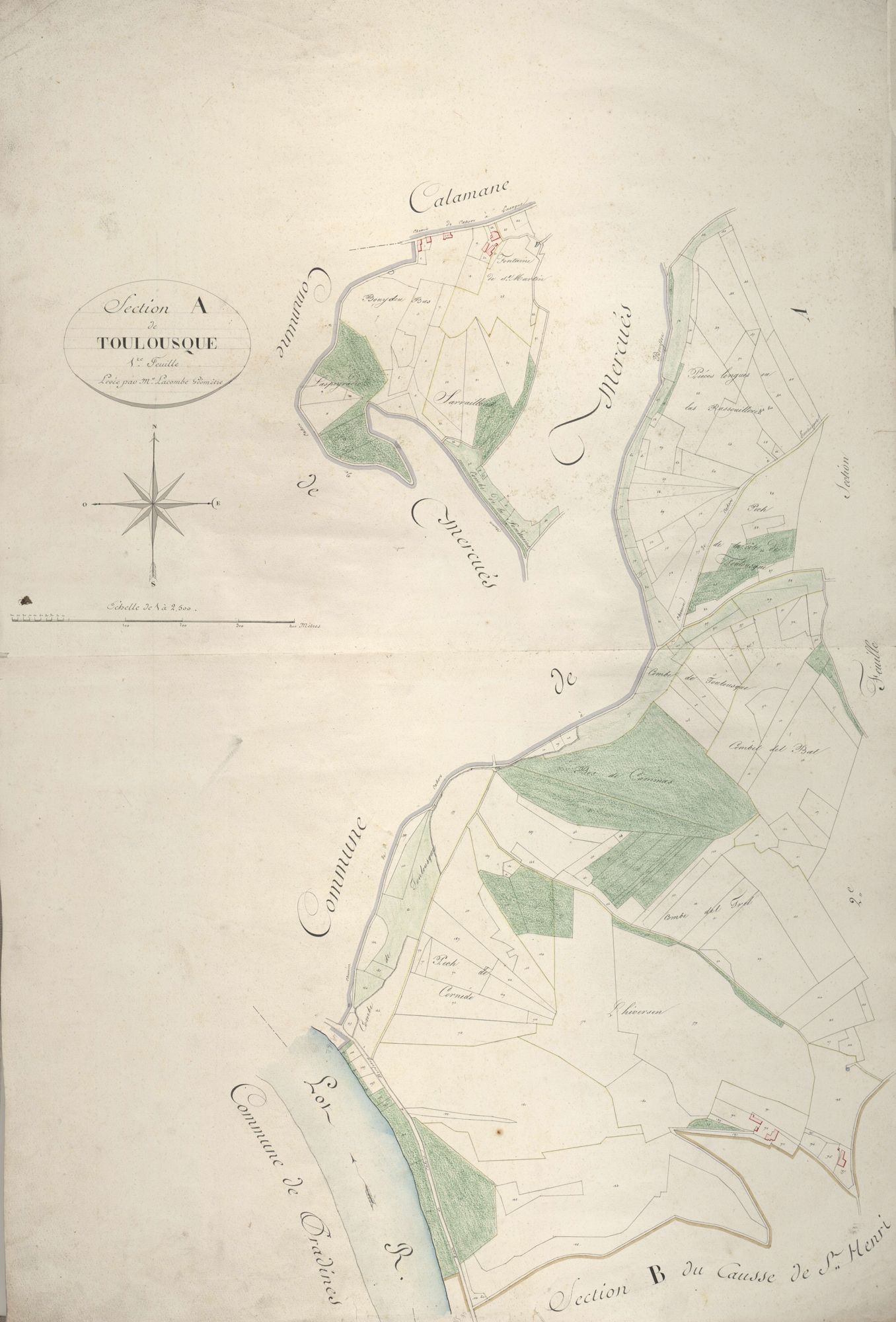 section A de Toulousque, 1ère feuille
