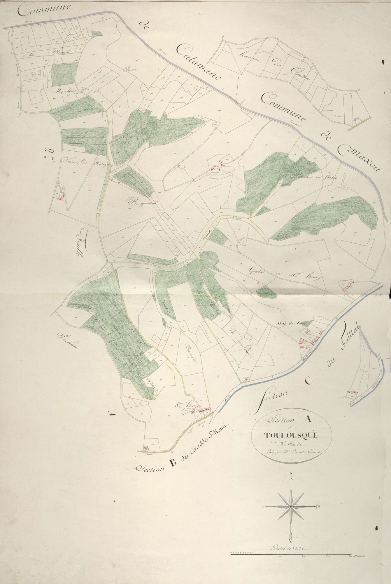 section A de Toulousque, 3ème feuille