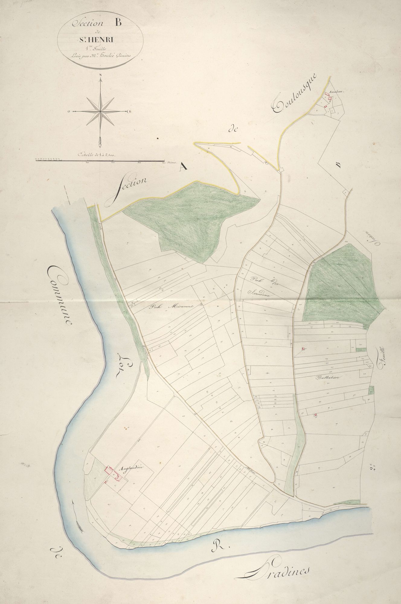 section B de Saint-Henri, 1ère feuille