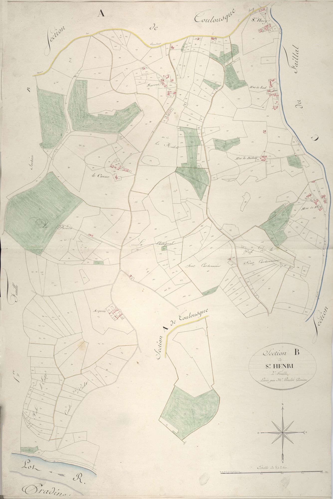 section B de Saint-Henri, 2ème feuille