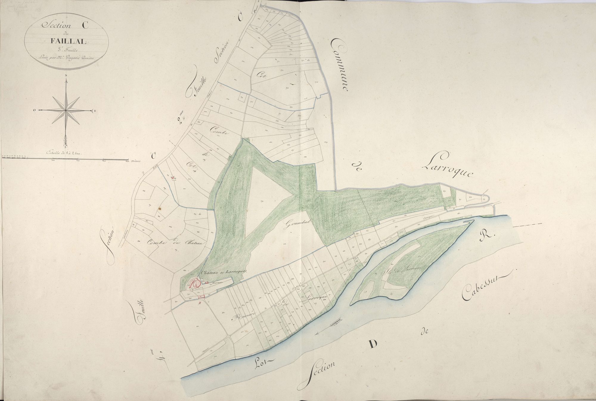 section C du Faillal, 3ème feuille