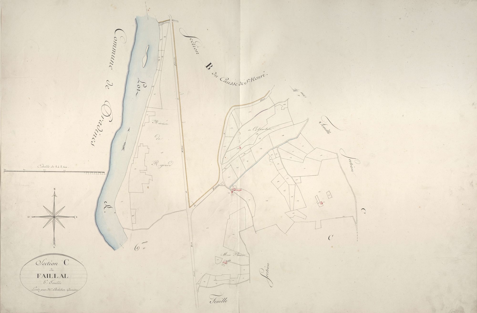 section C du Faillal, 5ème feuille