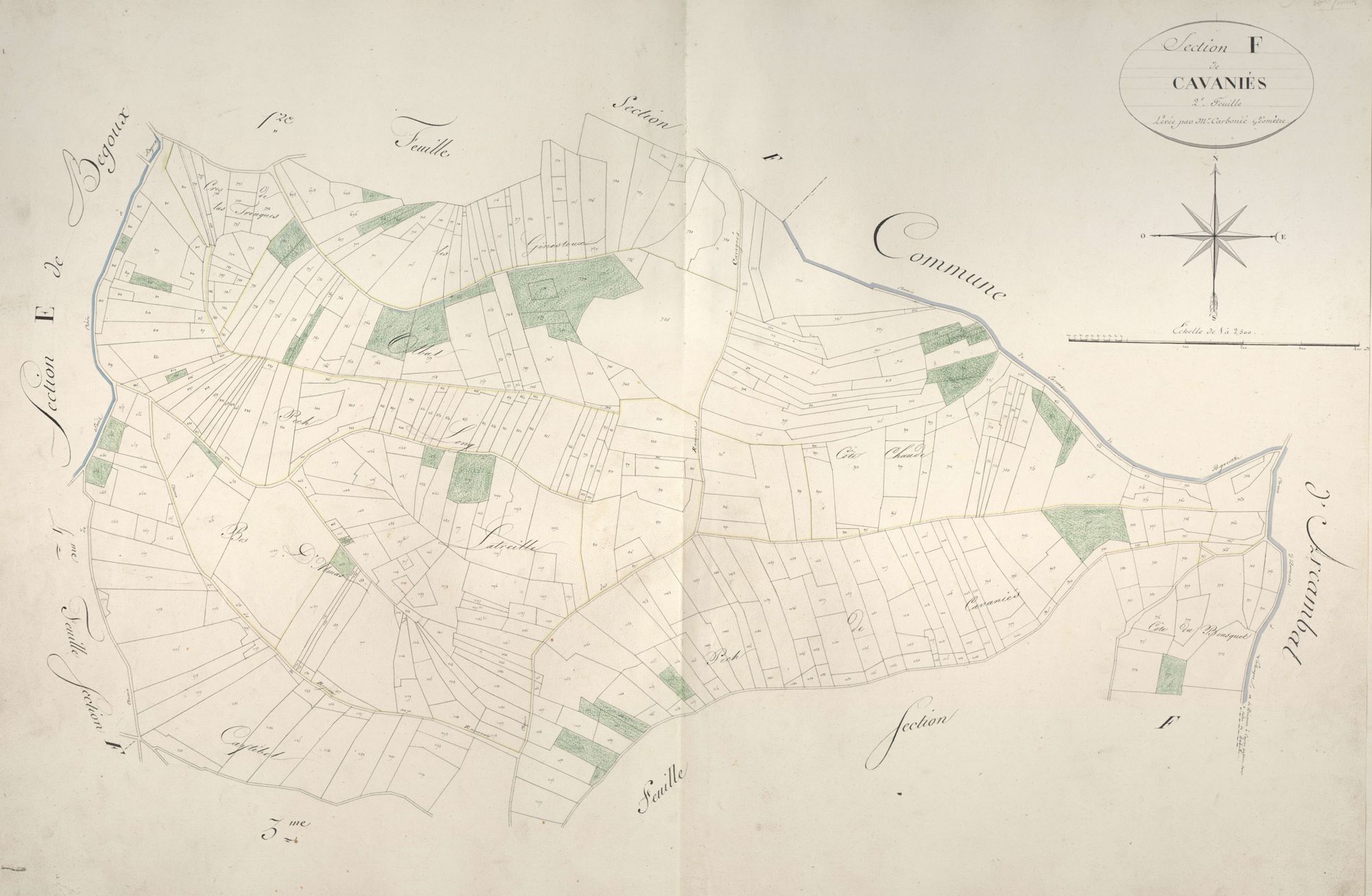 section F de Cavaniés, 2ème feuille