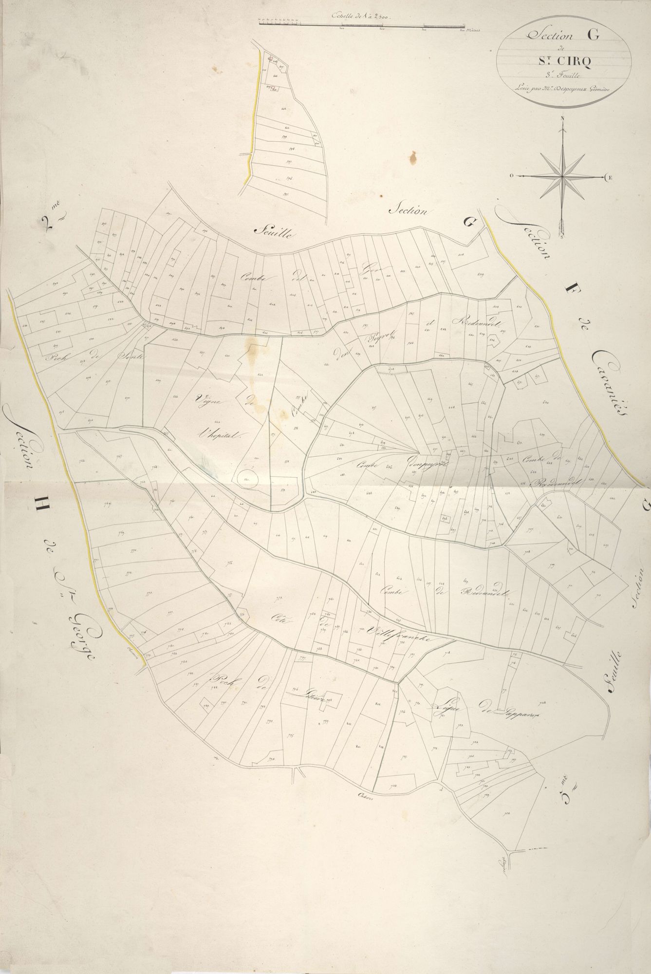 section G de Saint-Cirq, 3ème feuille