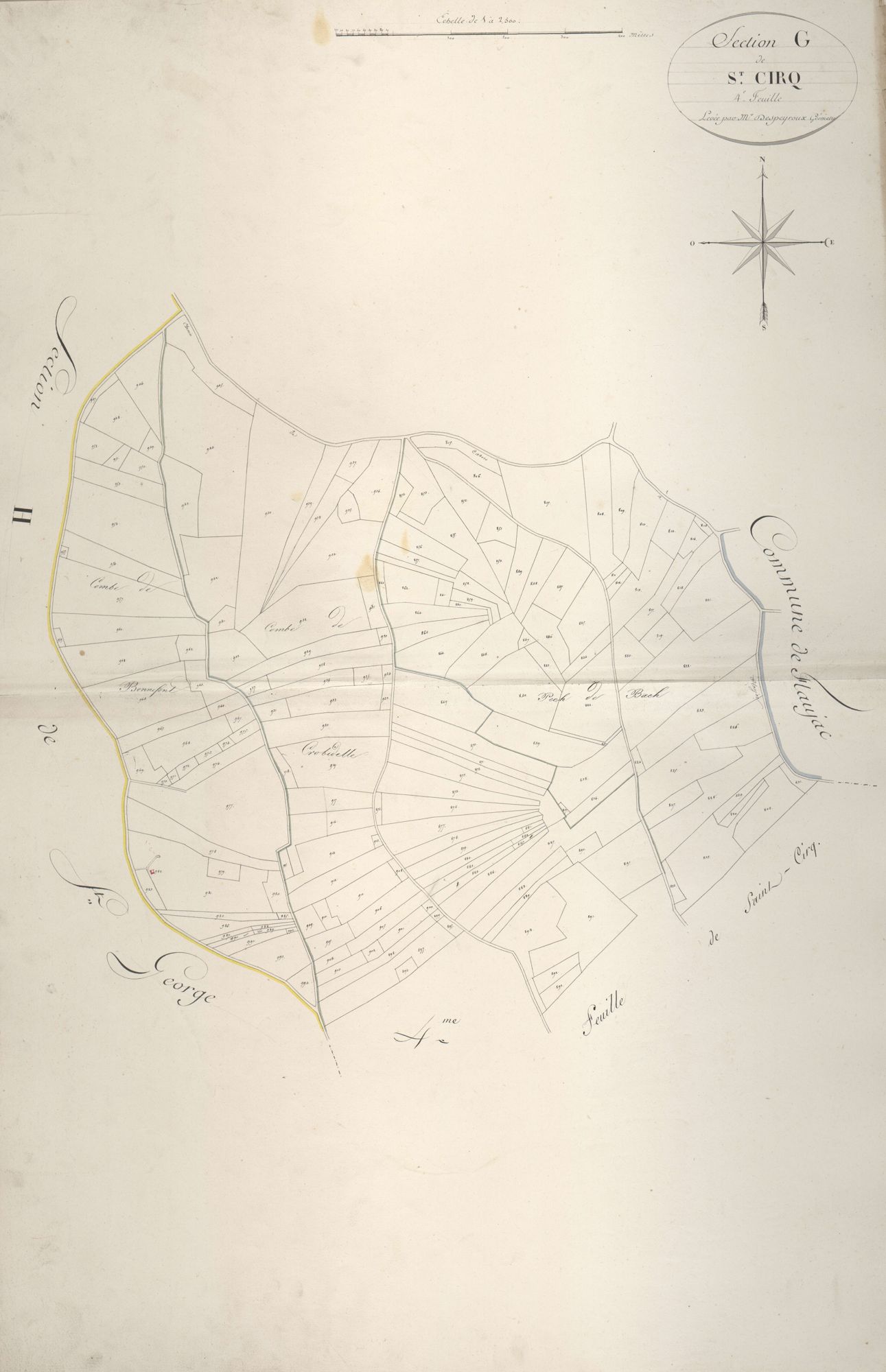 section G de Saint-Cirq, 4ème feuille