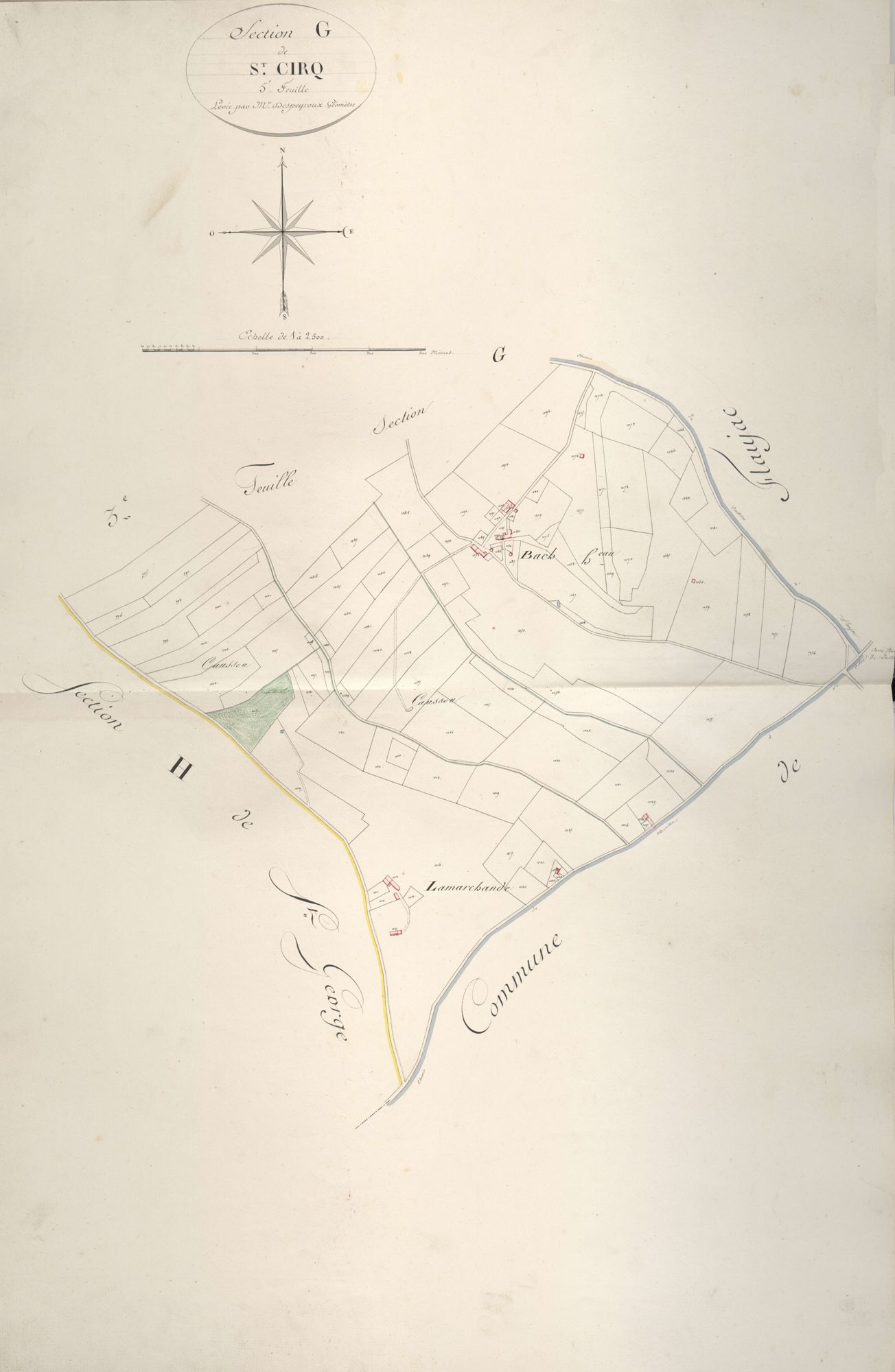 section G de Saint-Cirq, 5ème feuille