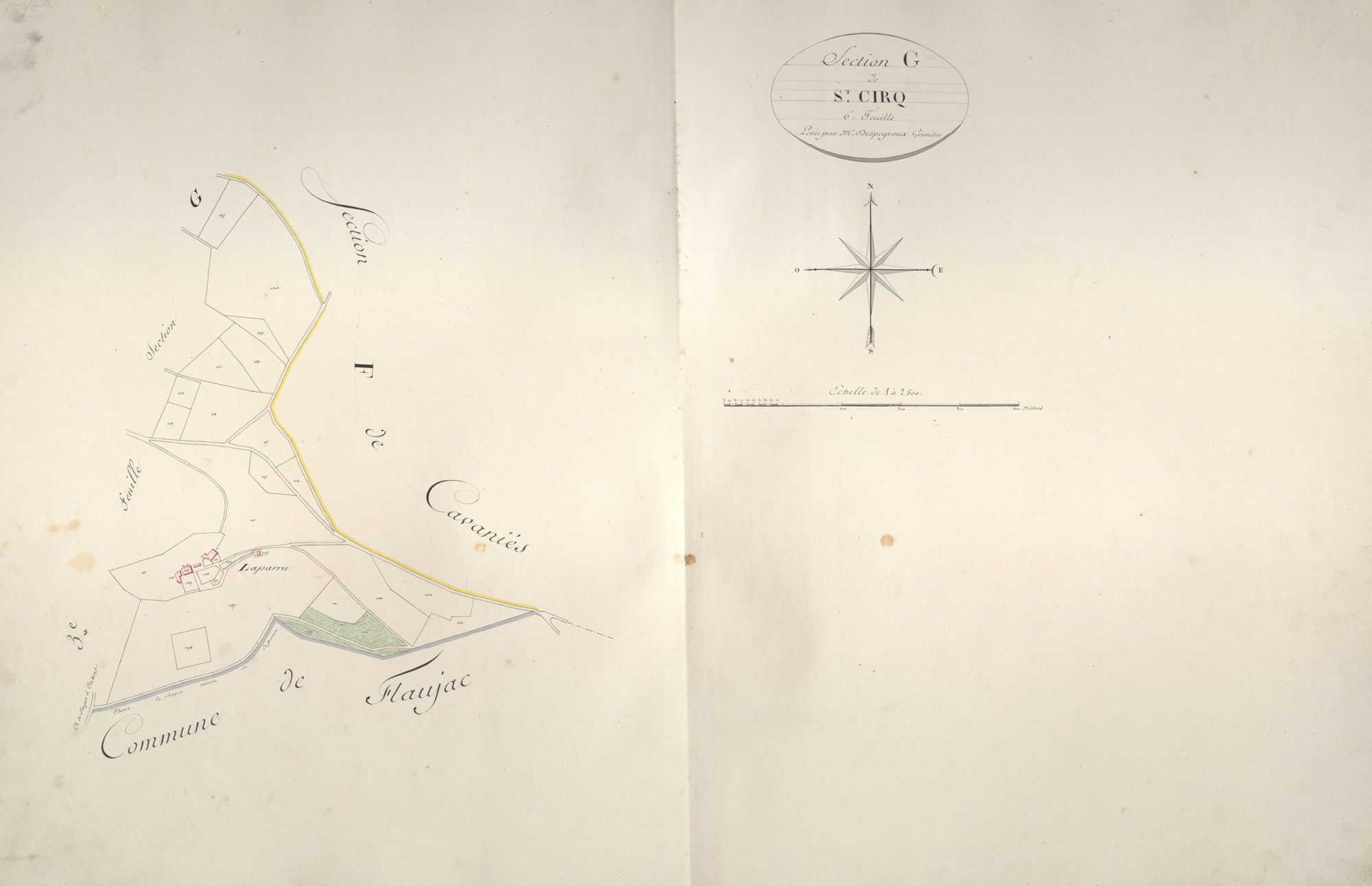 section G de Saint-Cirq, 6ème feuille