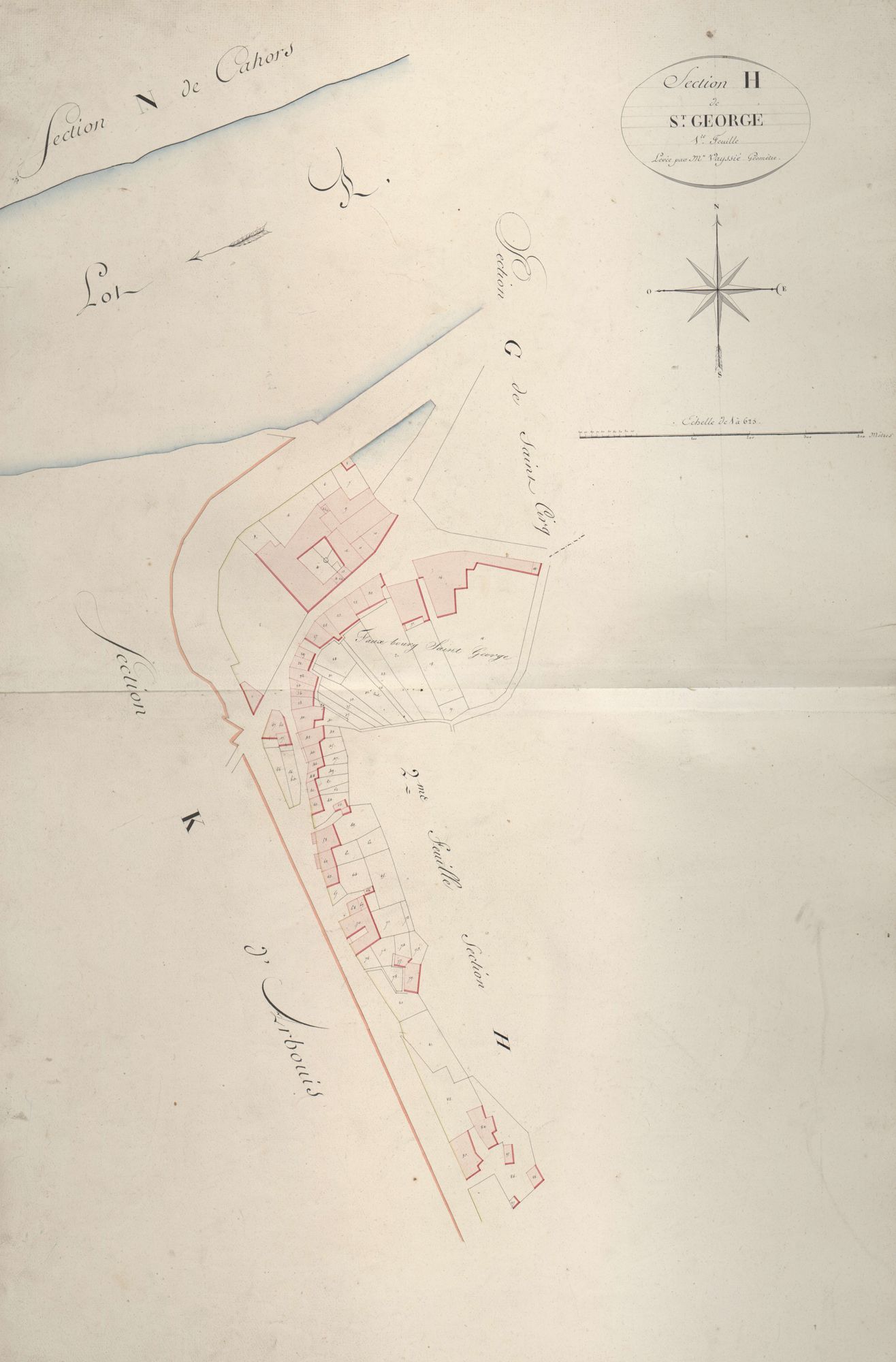section H de Saint-George, 1ère feuille
