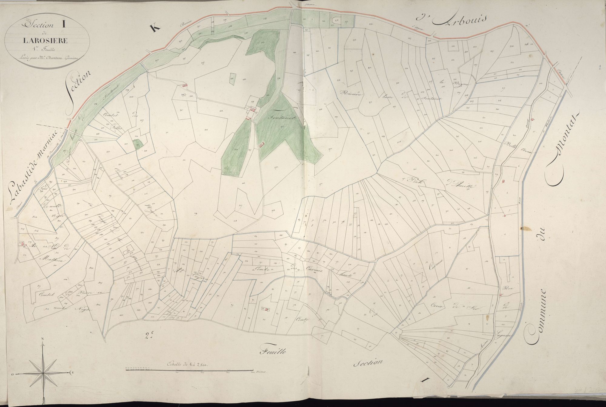section I de Larosiere, 1ère feuille