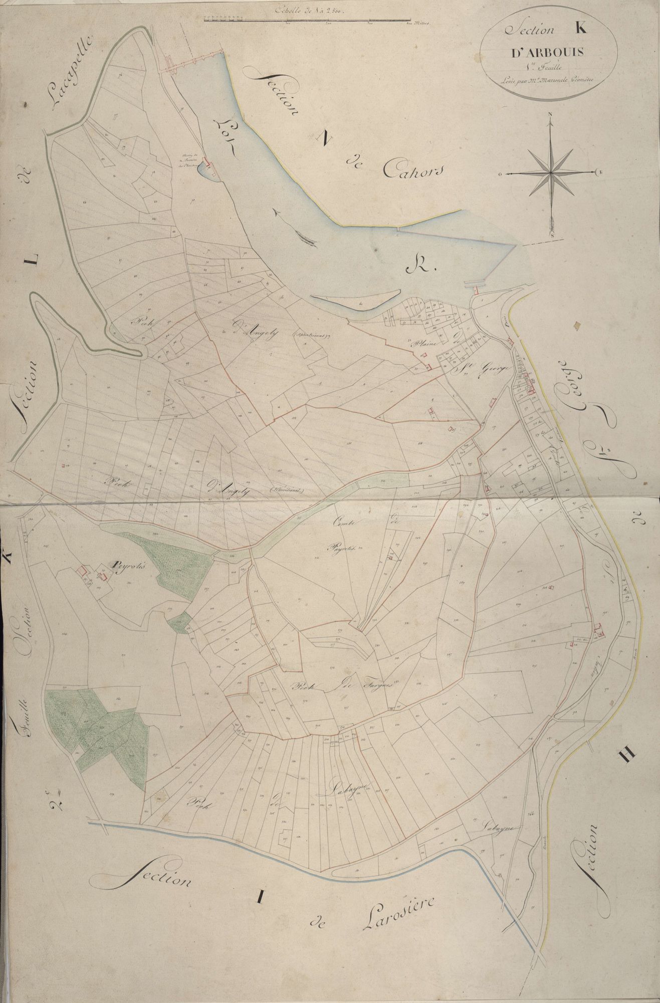 section K d'Arbouis, 1ère feuille