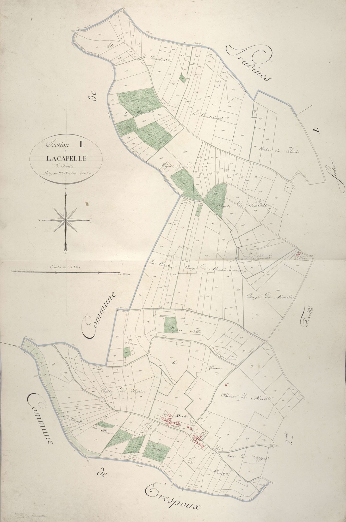 section L de Lacapelle, 3ème feuille