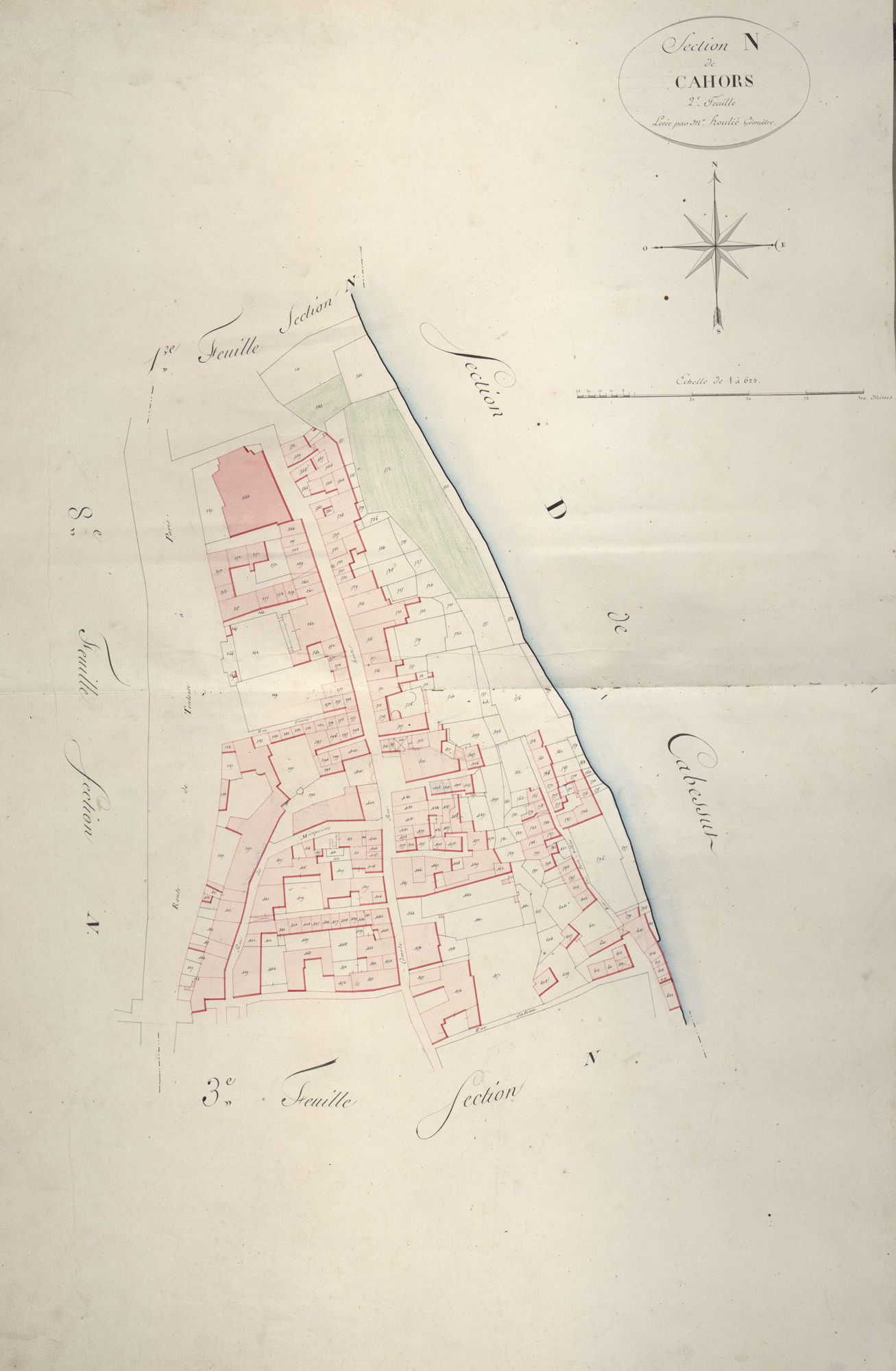 section N de Cahors, 2ème feuille