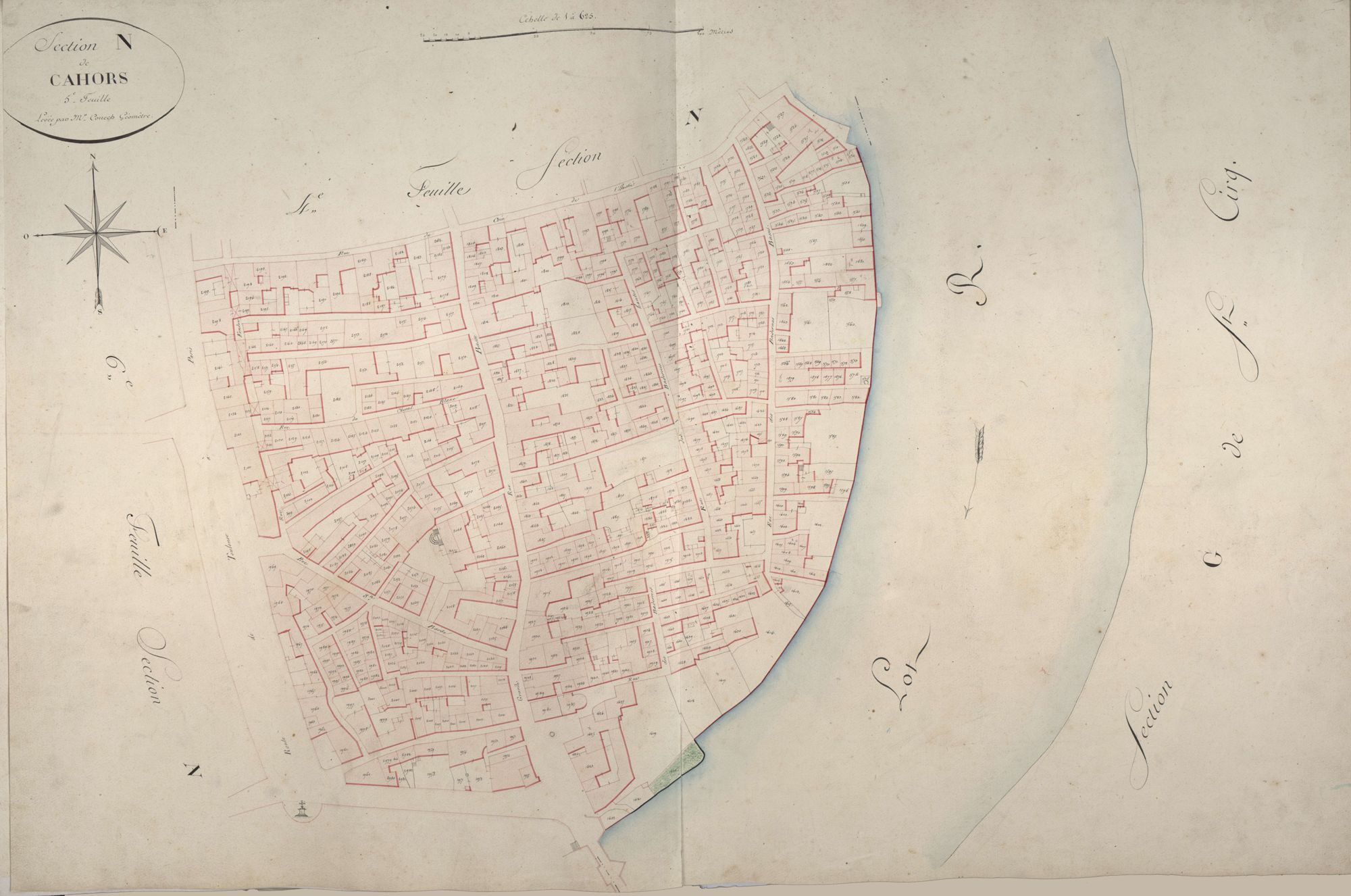 section N de Cahors, 5ème feuille
