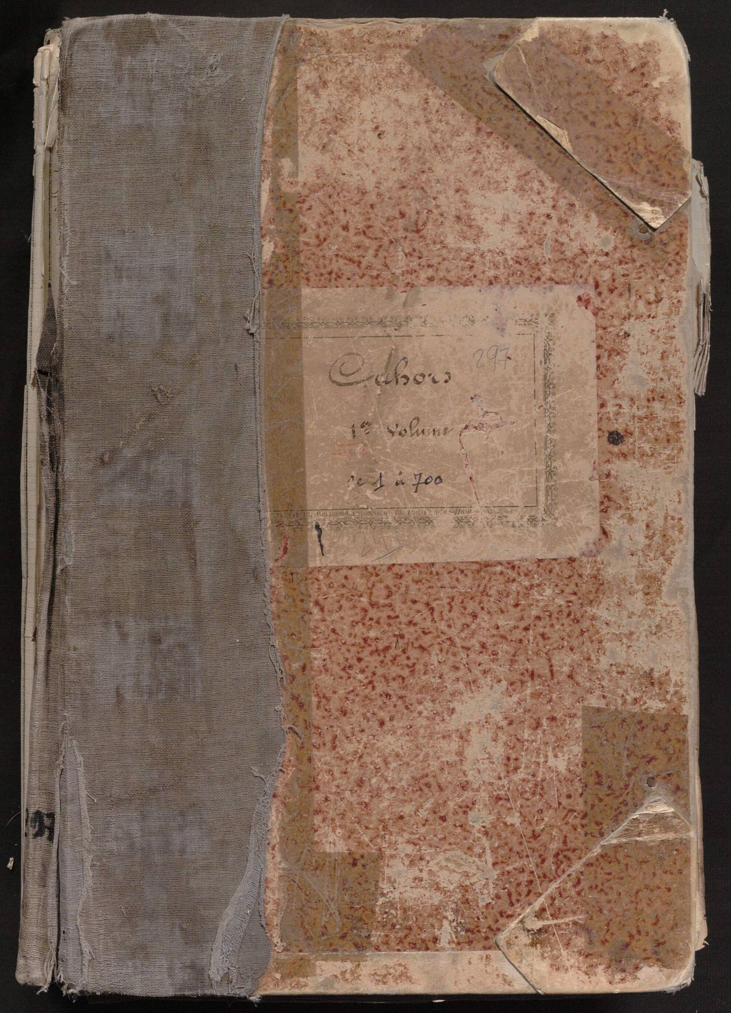 Folios 1-700. Augmentations et diminutions (1882-1914)