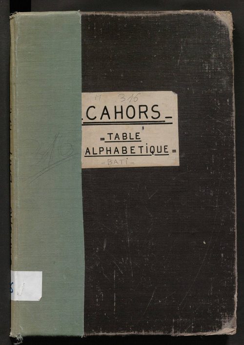 Table alphabétique