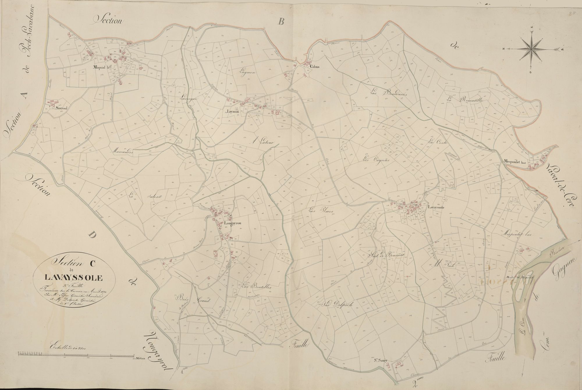 section C de Lavayssole, 3ème feuille
