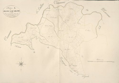 section A de Pech Lacabane, 1ère feuille