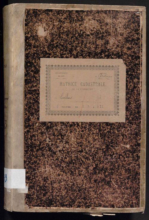 Folios 1-422. Augmentations et diminutions (1867-1914)