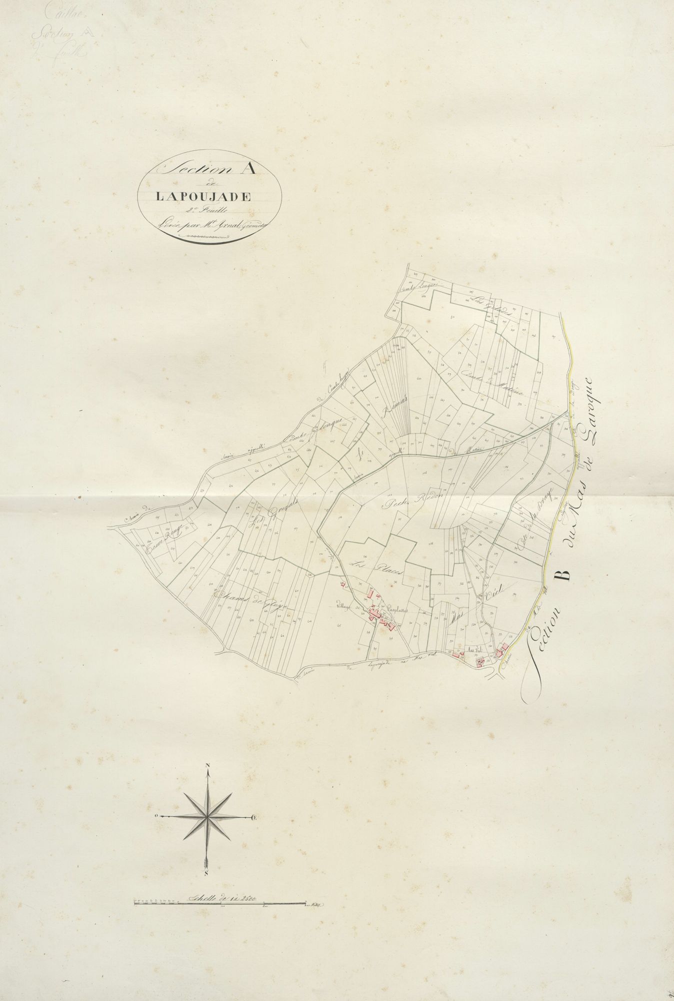 section A de Lapoujade, 2ème feuille