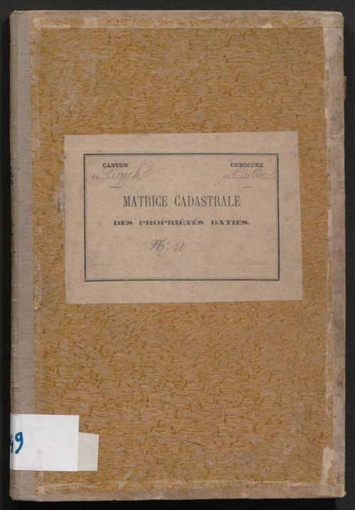 Cases 1-200. Augmentations et diminutions (1880-1890)