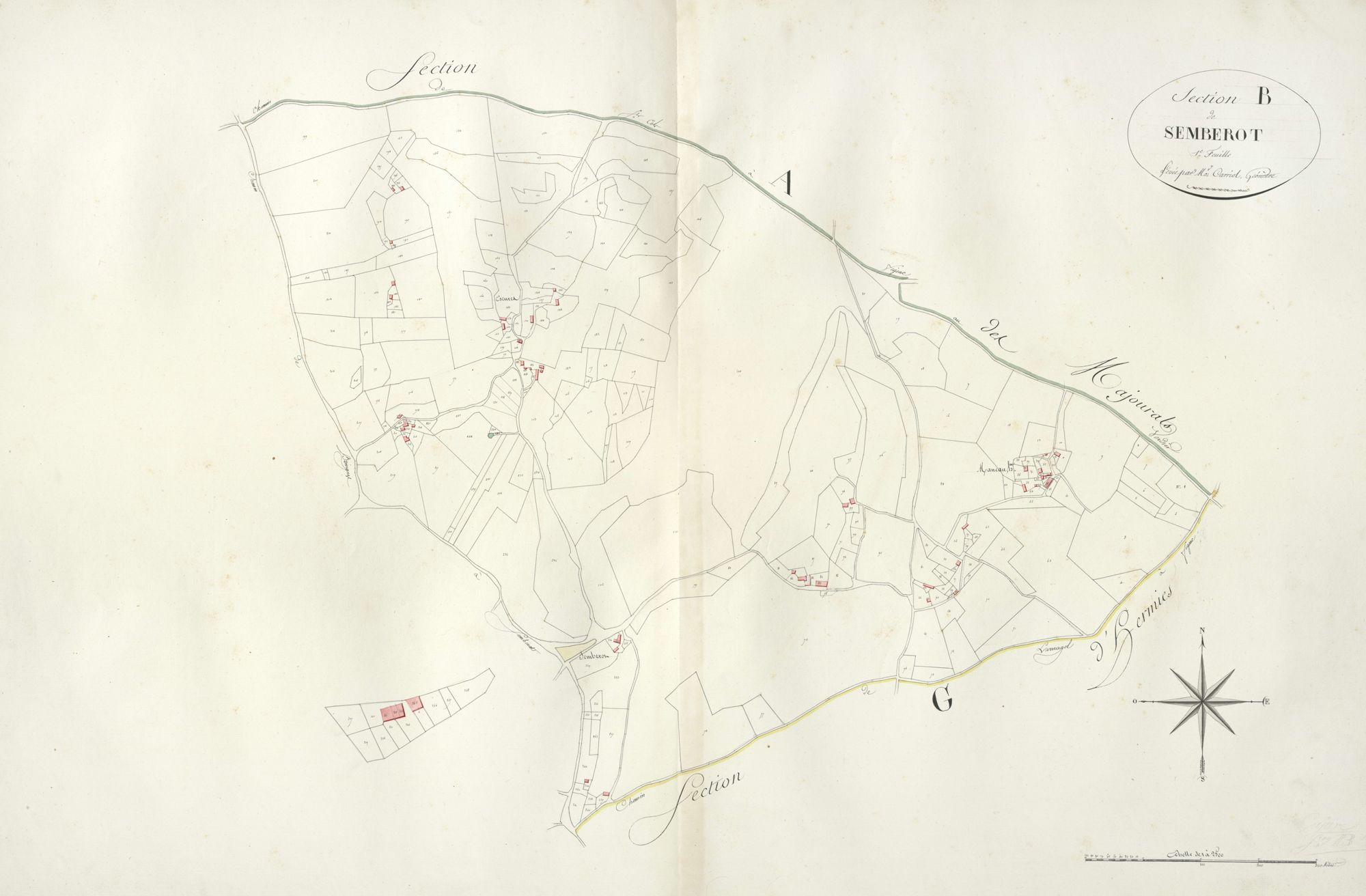 section B de Semberot, 1ère feuille
