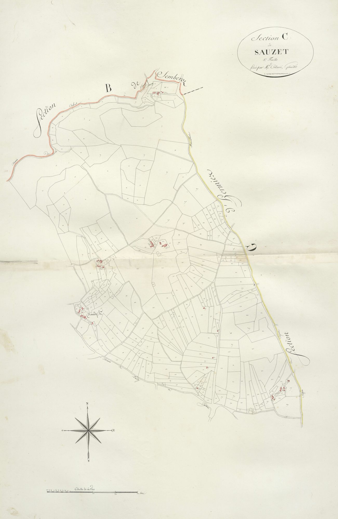 section C de Sauzet, 1ère feuille