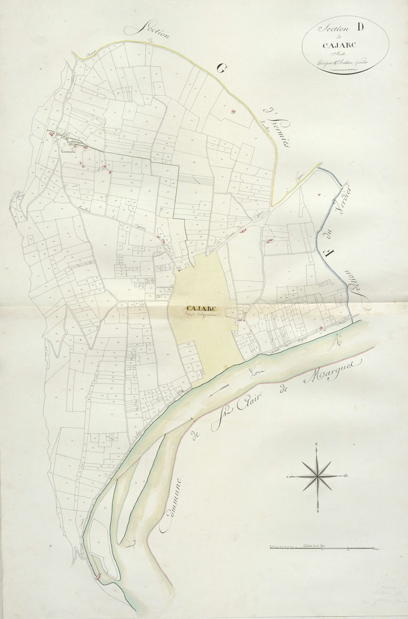 section D de Cajarc, 1ère feuille