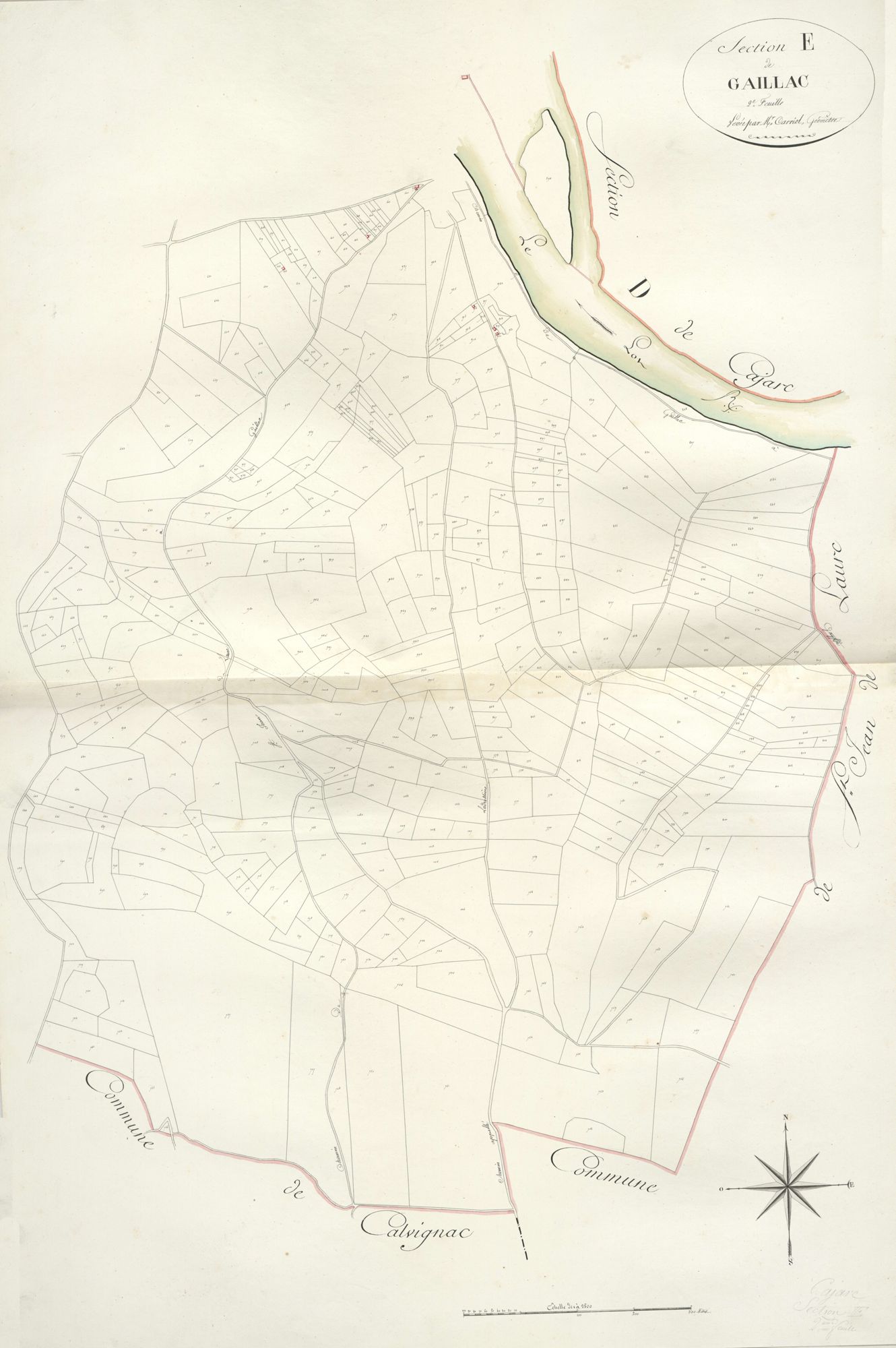 section E de Gaillac, 2ème feuille