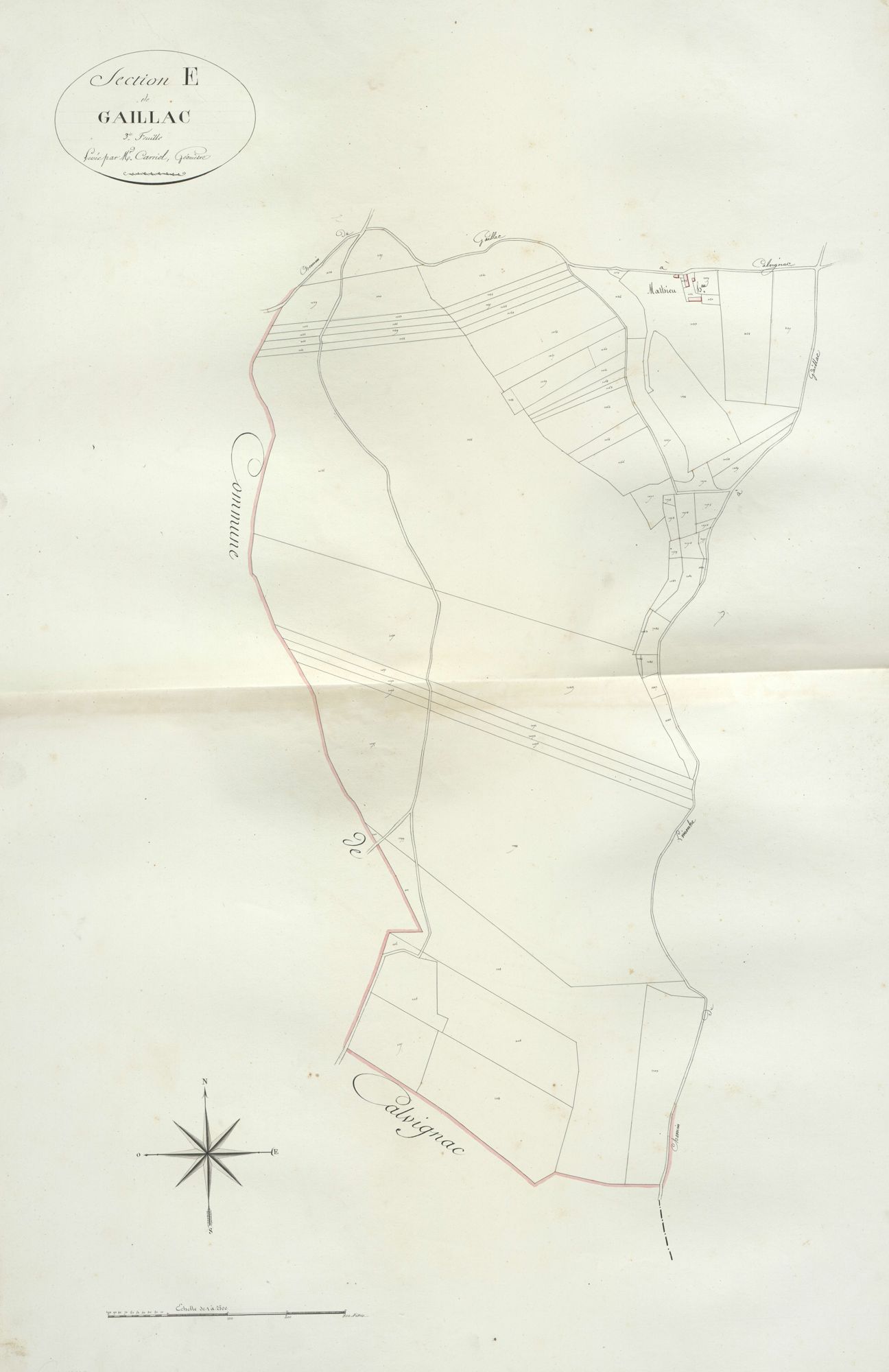 section E de Gaillac, 3ème feuille