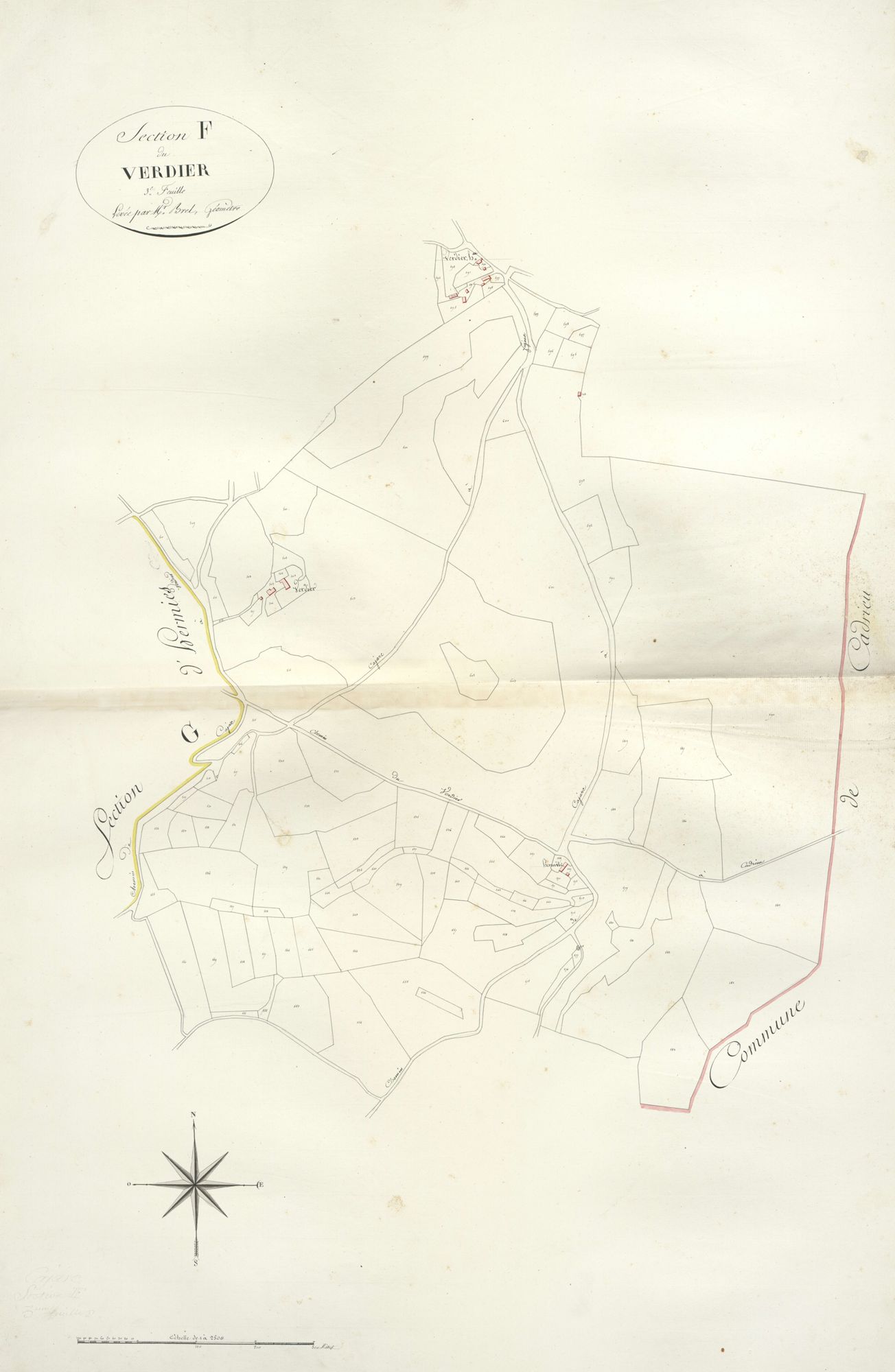 section F du Verdier, 3ème feuille