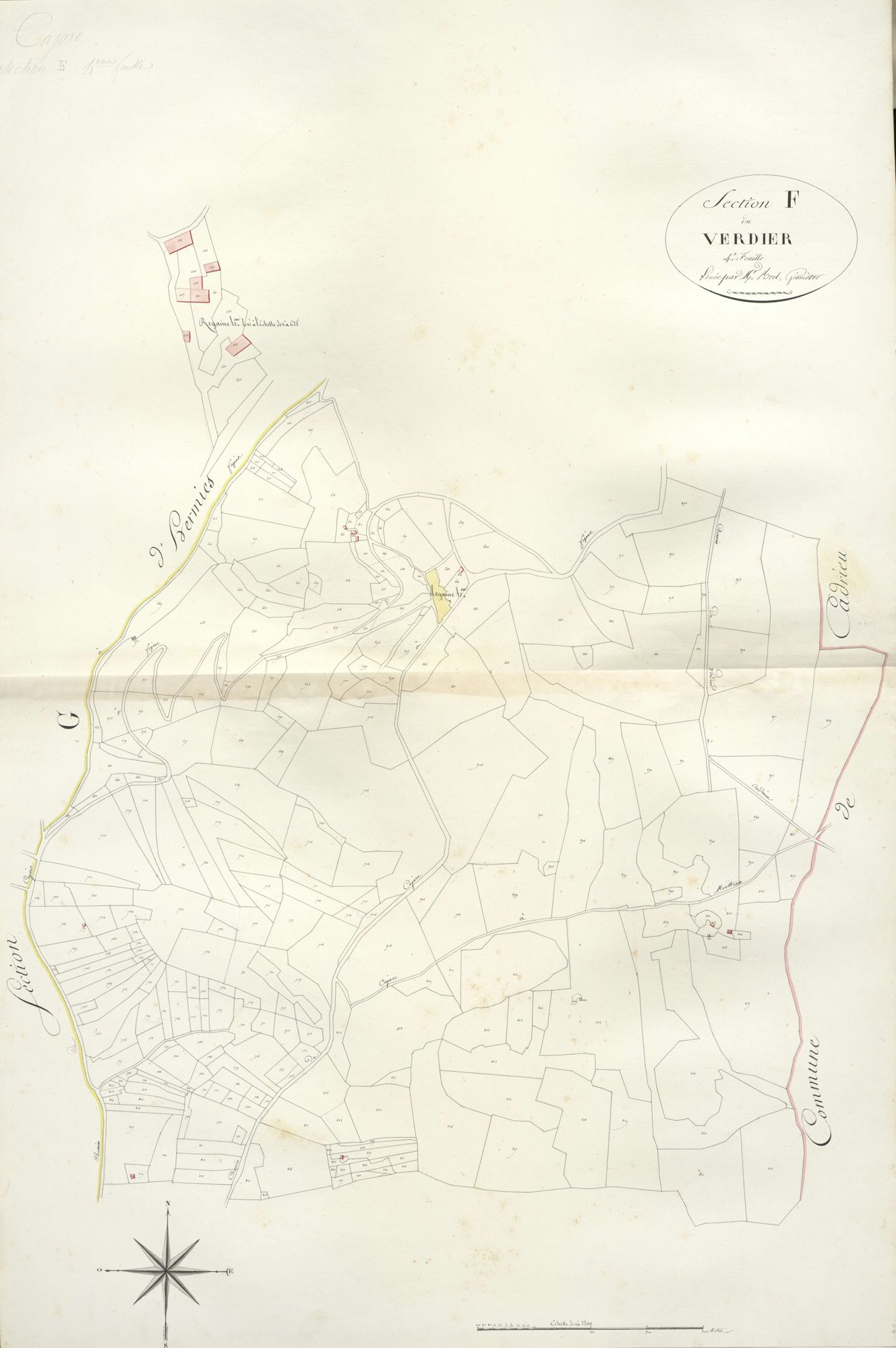 section F du Verdier, 4ème feuille