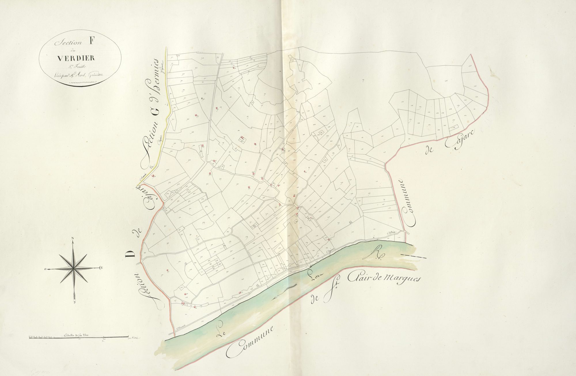 section F du Verdier, 5ème feuille