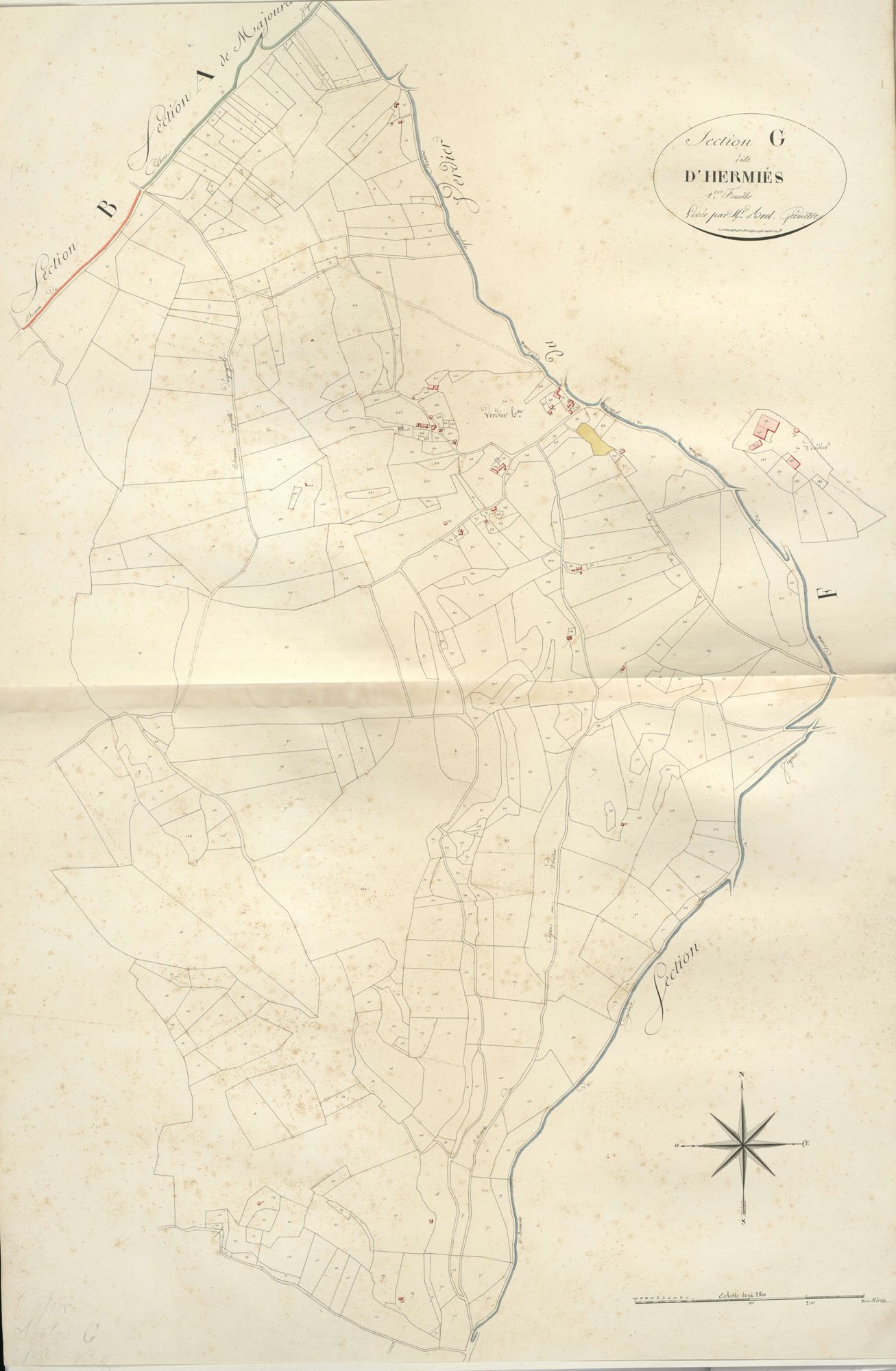 section G d'Hermiés, 1ère feuille