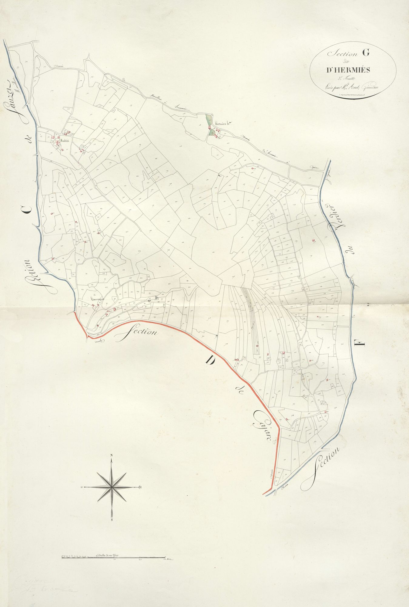 section G d'Hermiés, 3ème feuille