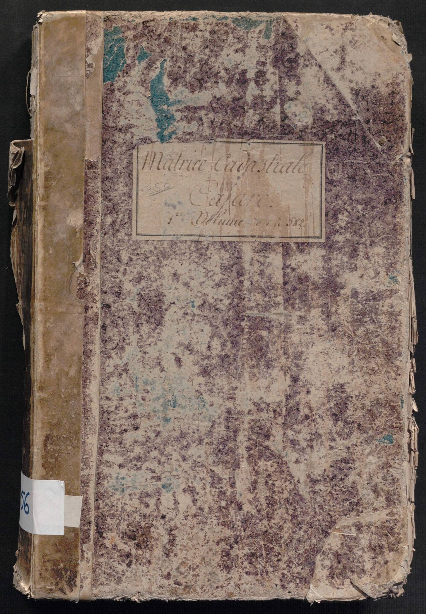 Folios 1-582. Augmentations et diminutions (1863-1914)