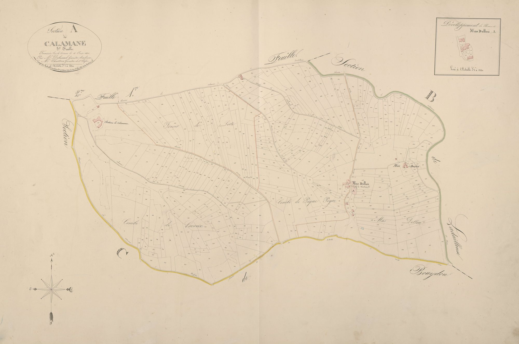 section A de Calamane, 3ème feuille