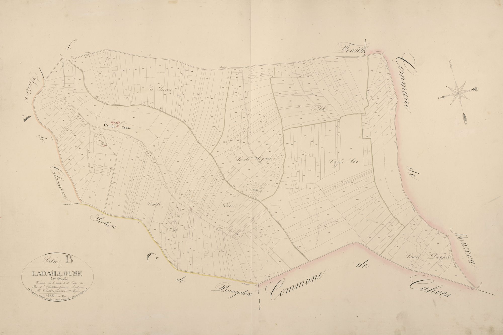 section B de Ladaillouse, 2ème feuille