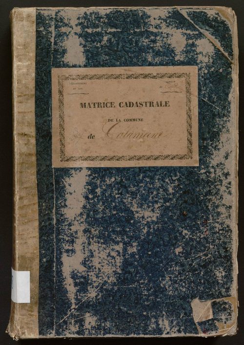 Folios 1-640. Augmentations et diminutions (1835-1914)