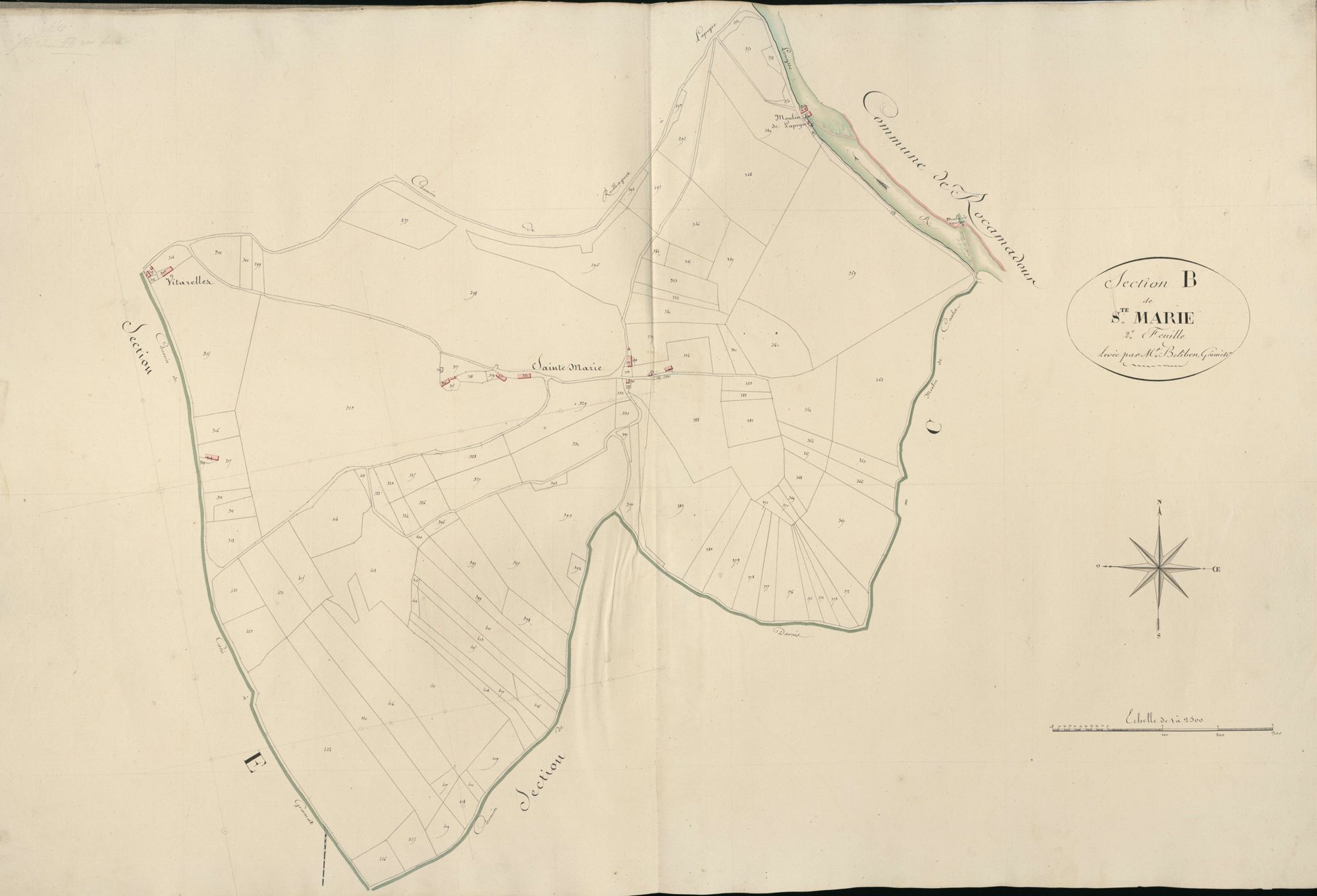section B de Sainte-Marie, 2ème feuille