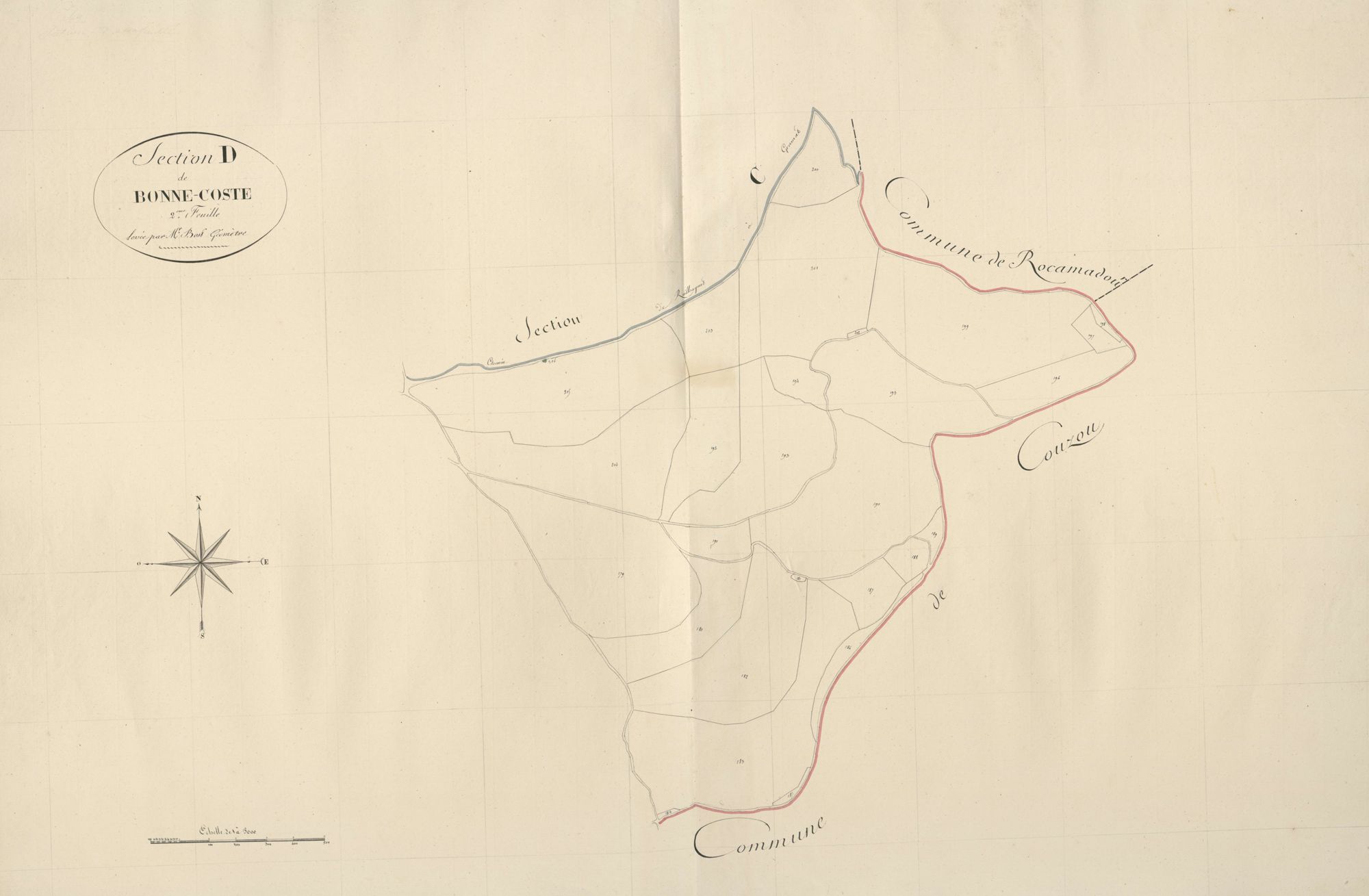 section D de Bonne-Coste, 2ème feuille