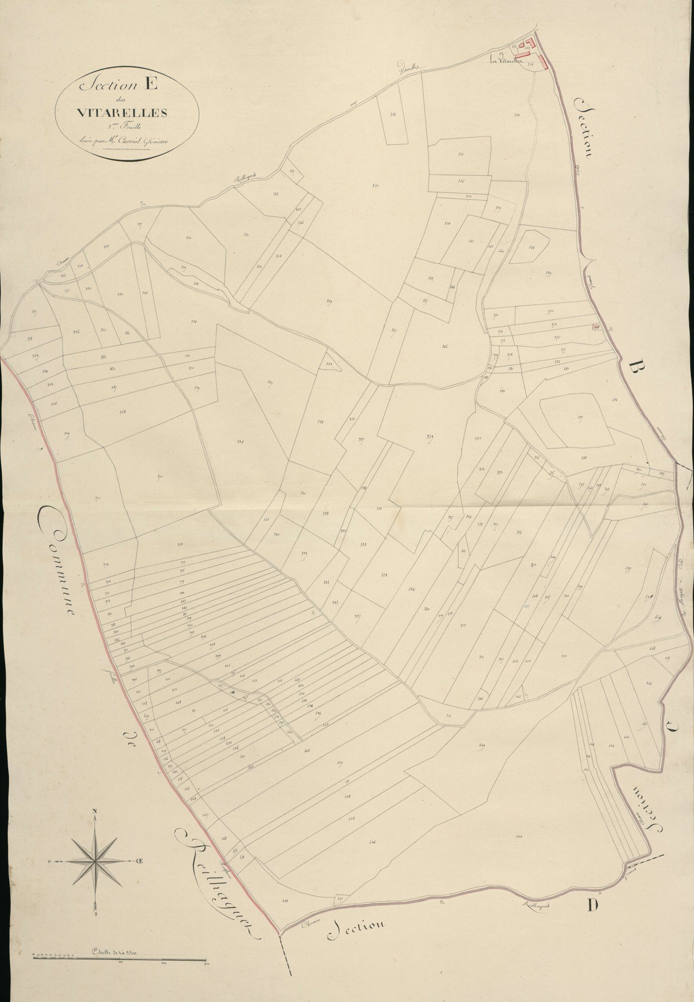 section E des Vitarelles, 2ème feuille