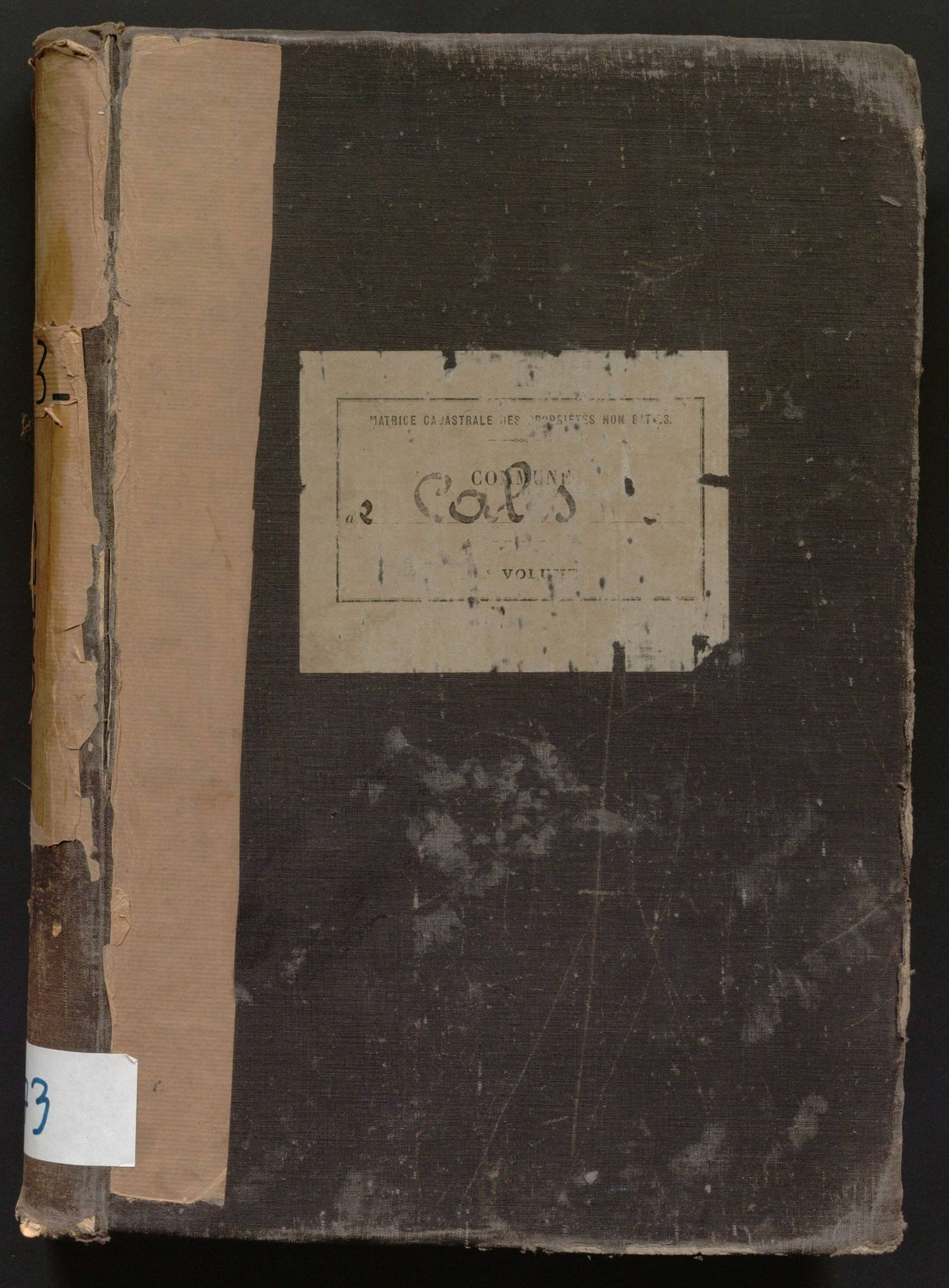 Folios 1-492. Augmentations et diminutions (1914-1958)