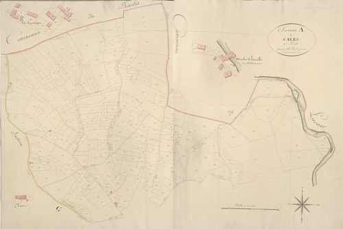 section A de Calès, 1ère feuille