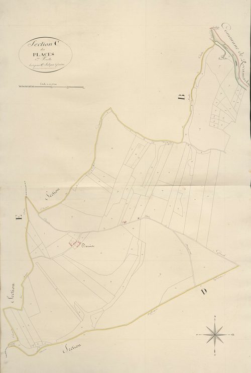section C des Places, 1ère feuille